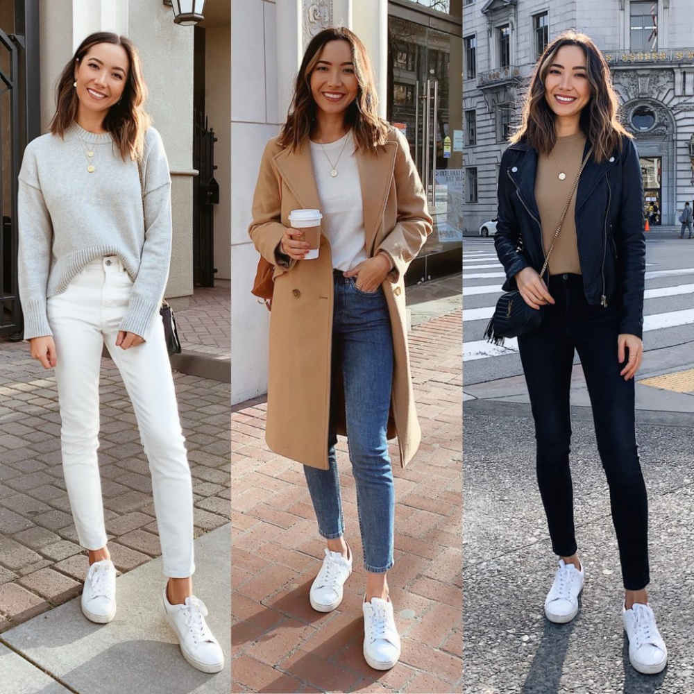 white sneakers outfit ideas 0011