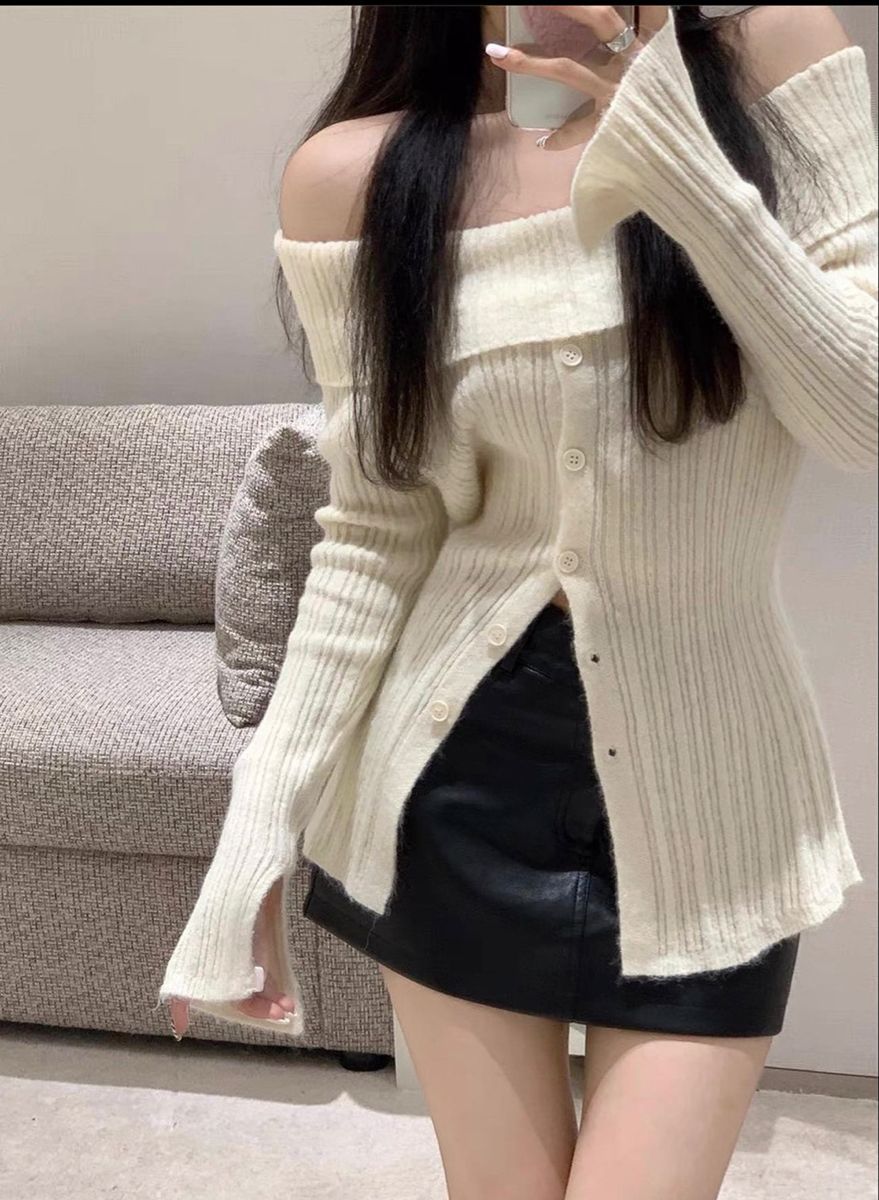 white sweater outfit ideas 0019