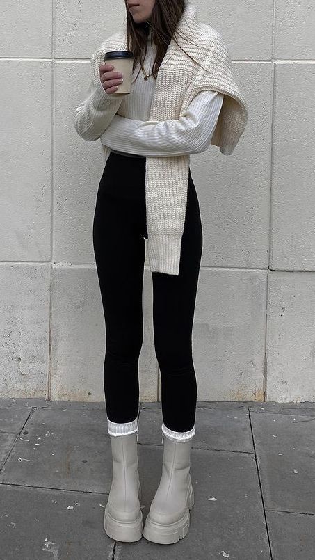 white sweater outfit ideas 0031