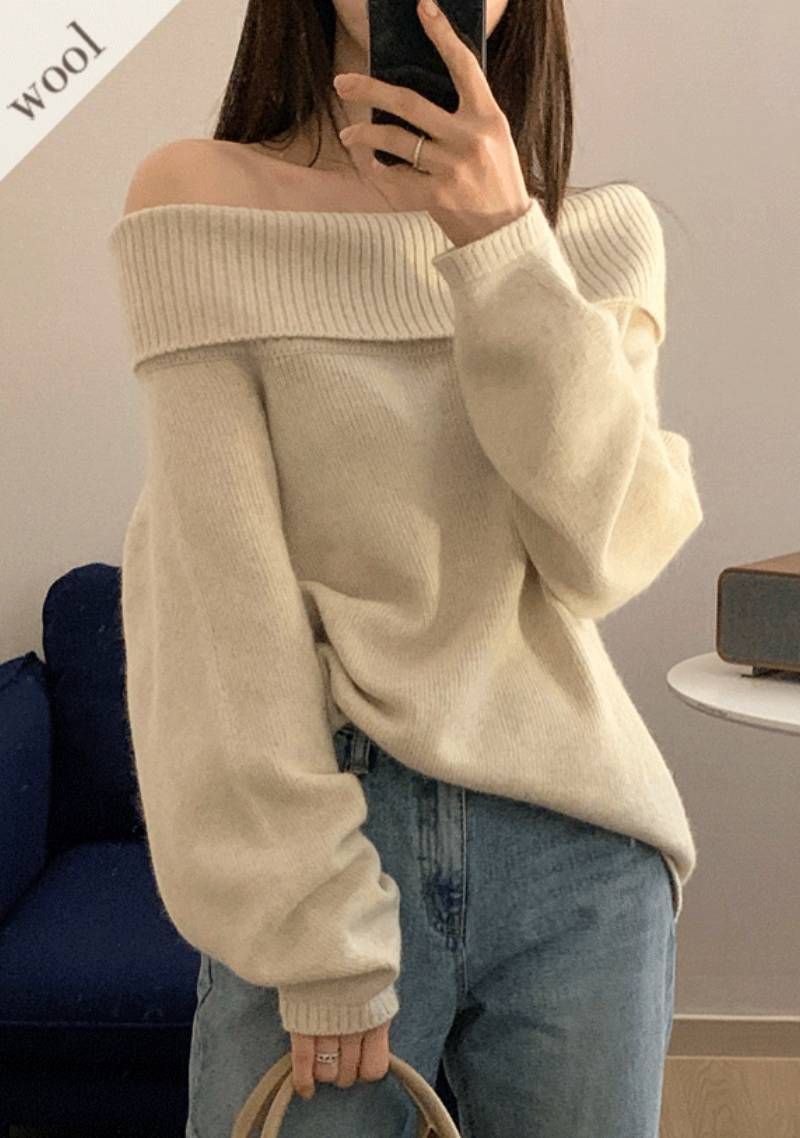 white sweater outfit ideas 0046