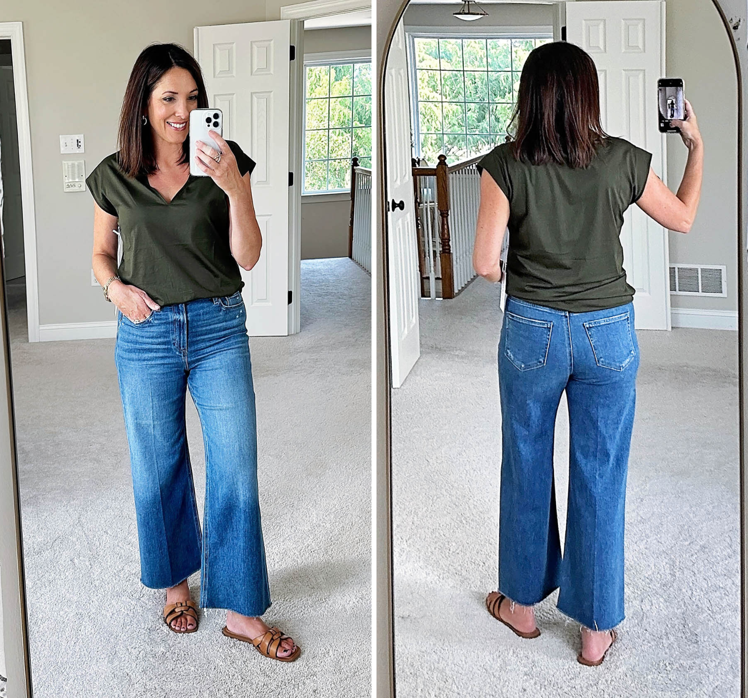 wide leg jeans outfit ideas 0064