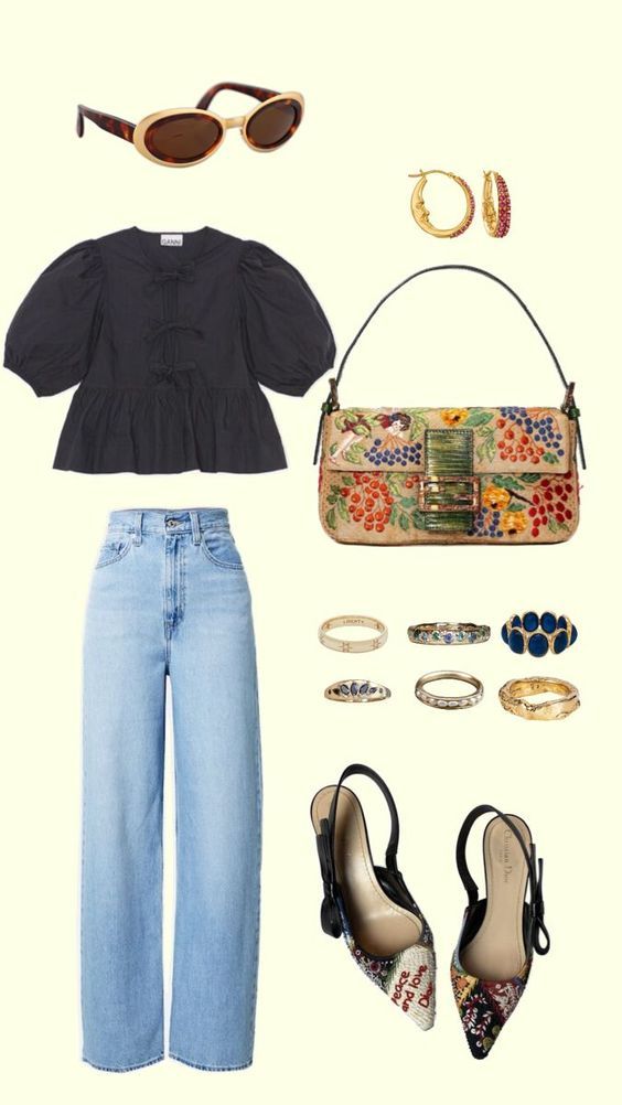 wide leg pant outfit ideas 0014