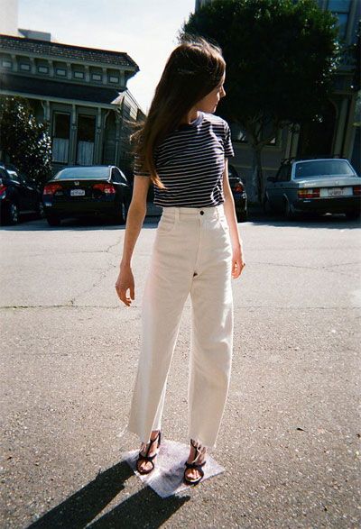 wide leg pant outfit ideas 0031