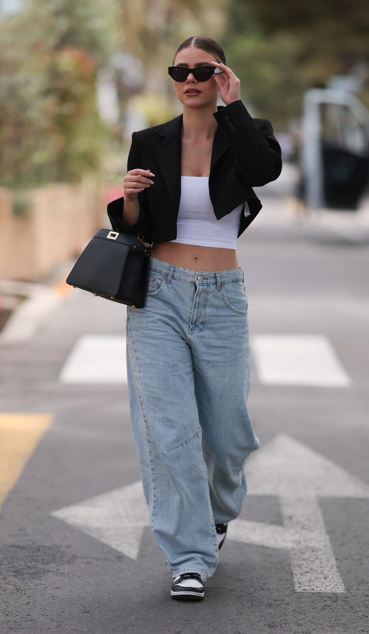 wide leg pant outfit ideas 0037