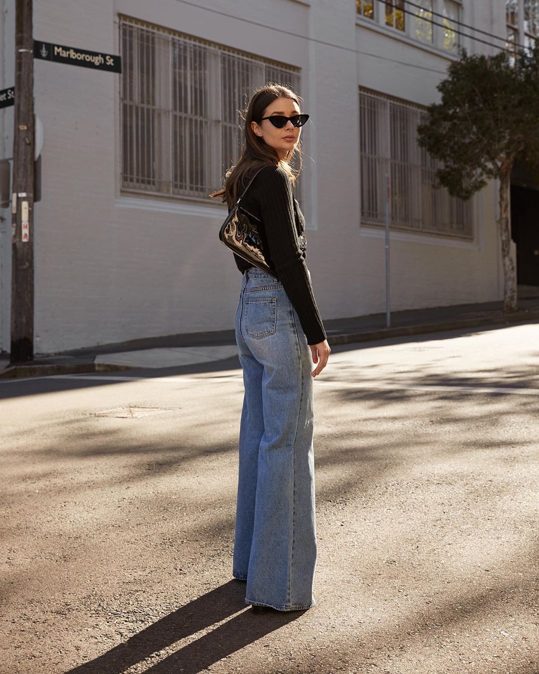 wide leg pant outfit ideas 0045