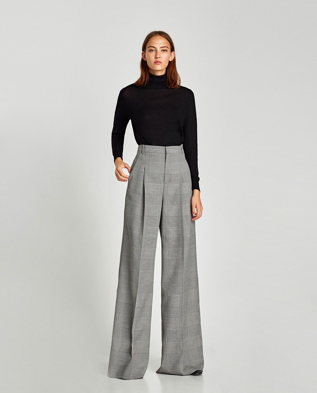 wide leg pant outfit ideas 0076