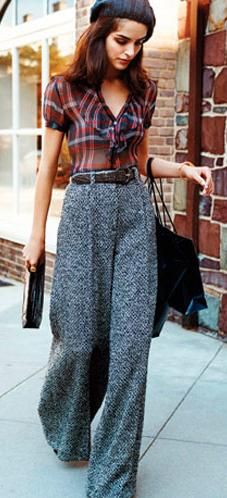 wide leg pant outfit ideas 0093