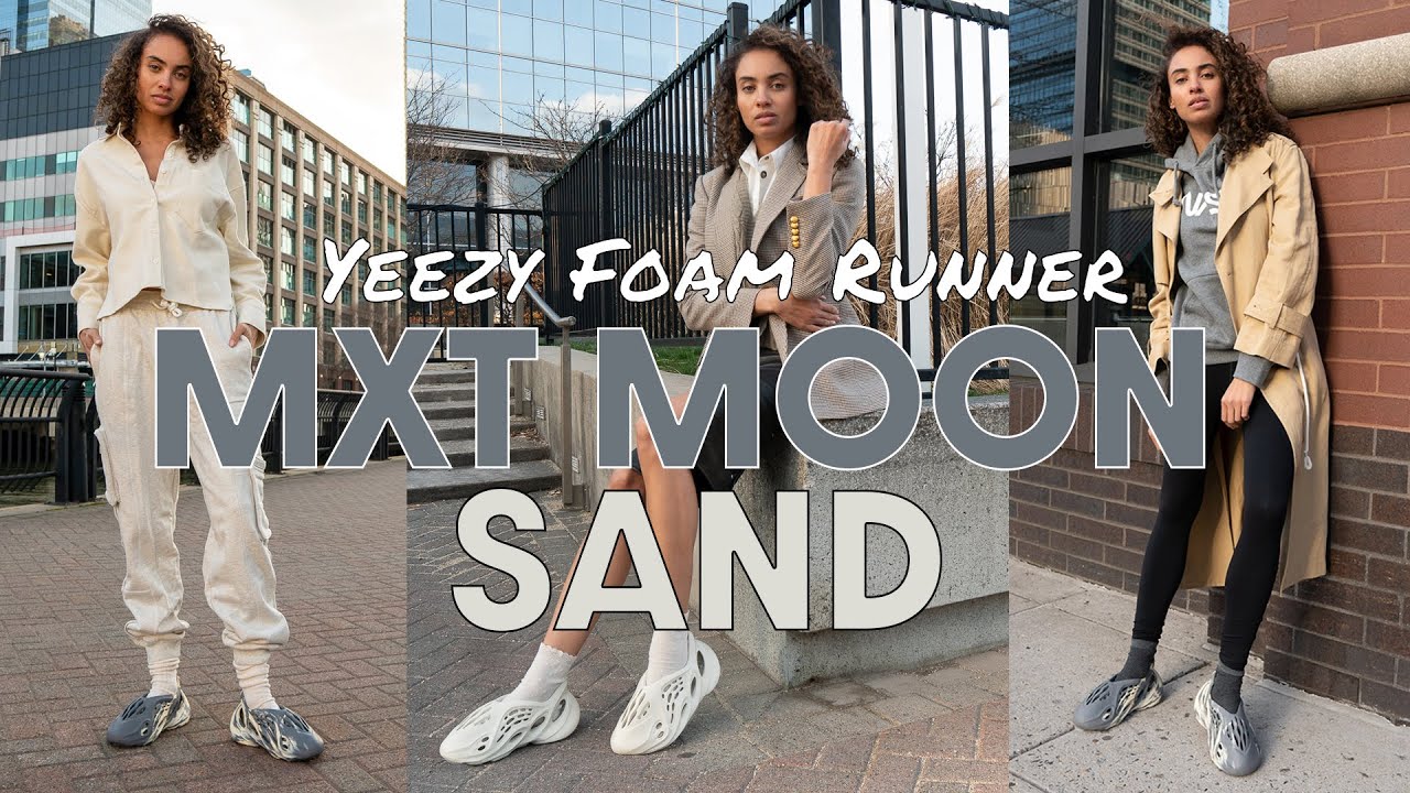 Yeezy foam runner outfit ideas girl 0029