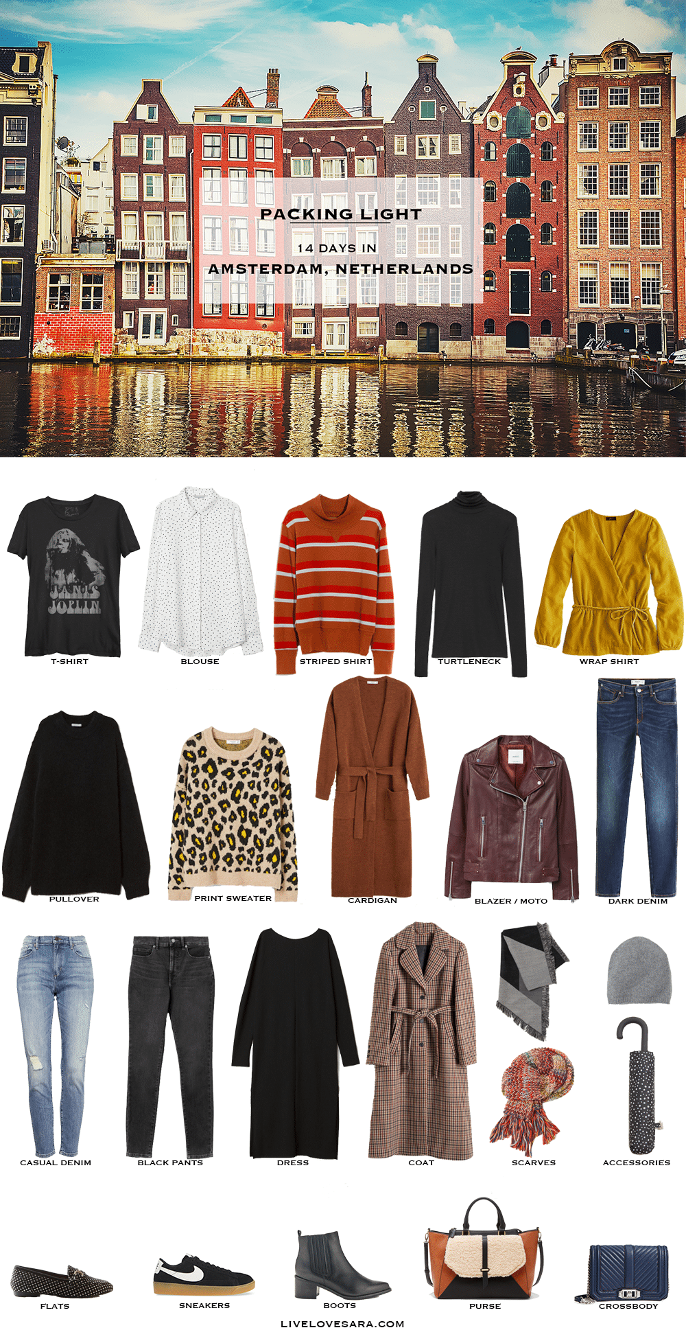 Amsterdam outfit ideas perfect for exploring the city’s vibrant streets