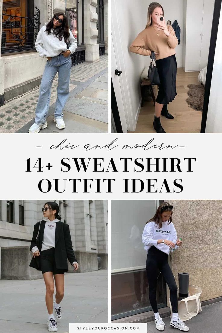 Classic crew neck sweater outfit ideas for effortless fall style