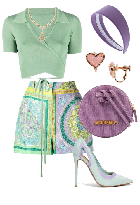 Glamorous green and purple outfit ideas to elevate your style game