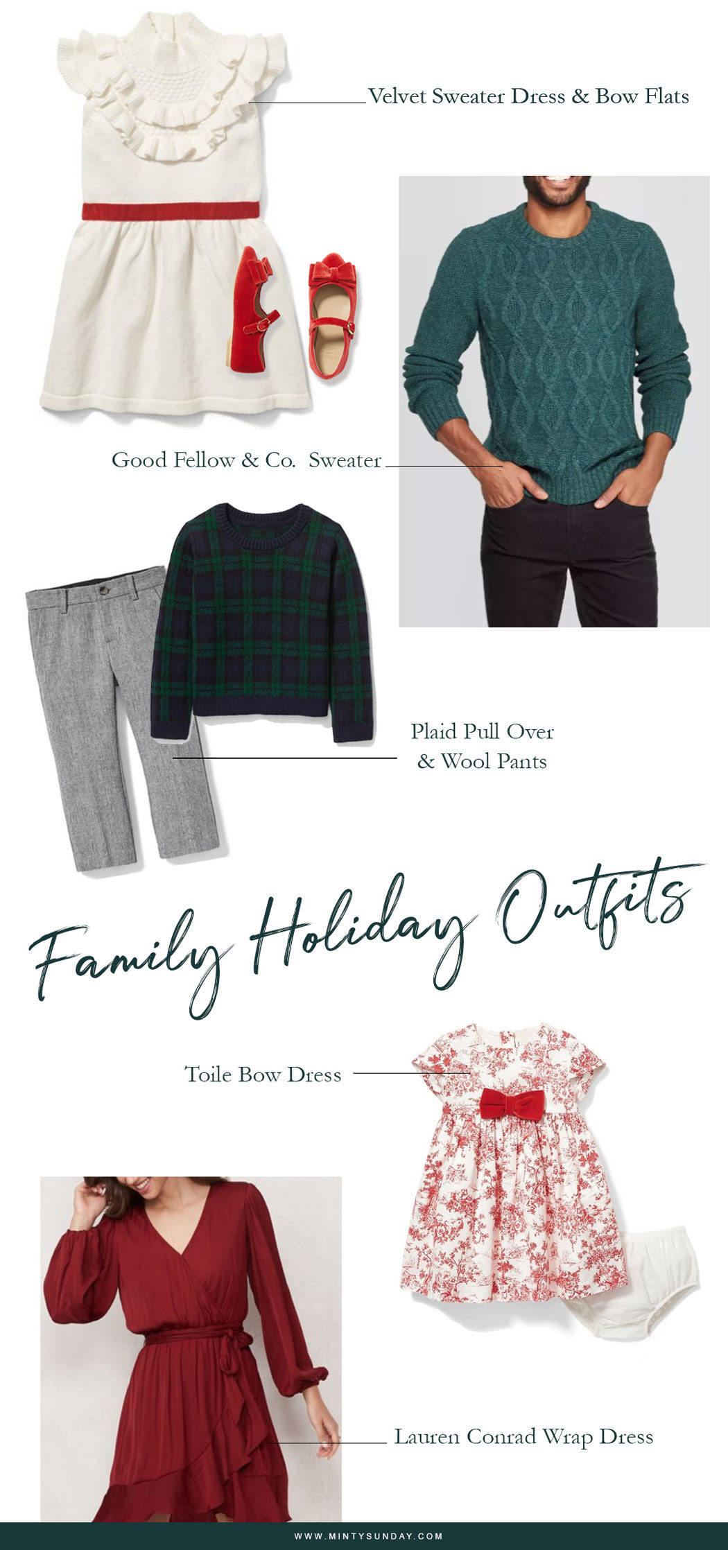 Stylish matching family Christmas outfit ideas for holiday cheer and fun