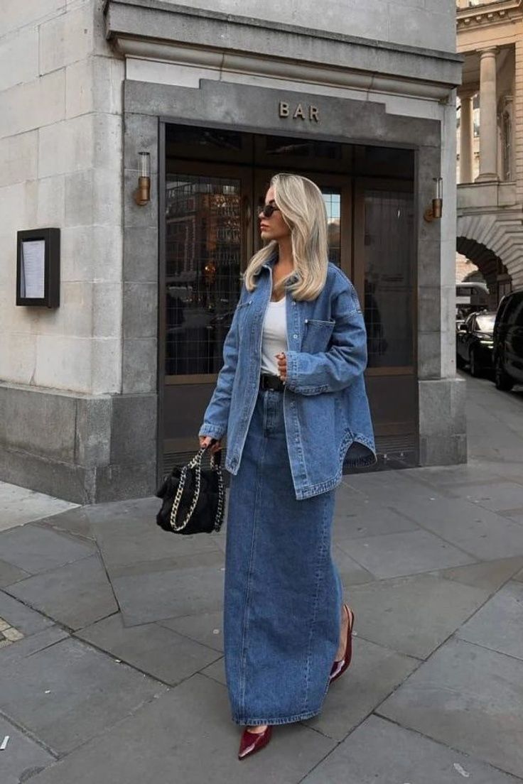 Classic denim heels outfit ideas for chic and stylish looks this season